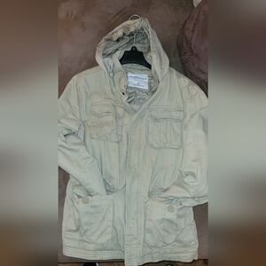 Aeropostale Tan Quilted Jacket